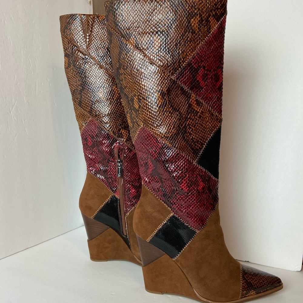 Jessica Simpson Henlee Boots Wedge Heel Women’s Size 9M